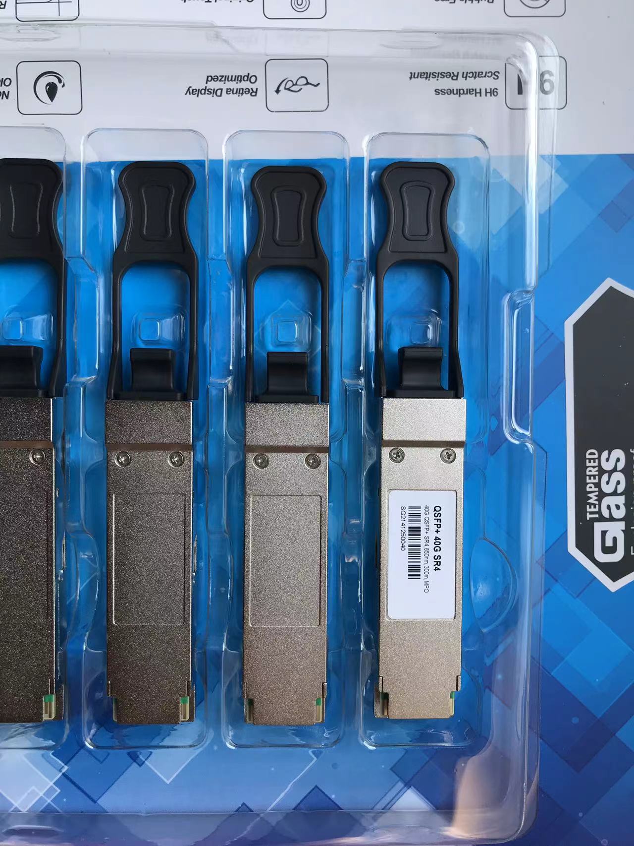 40G光模块QSFP+多模双芯150M双LC接口850nm带DDM QSFP-40G-SR4