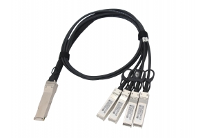 华为(HUAWEI)兼容 QSFP-4SFP10G-CU1M QSFP+ 转 4SFP+ DAC高速线缆